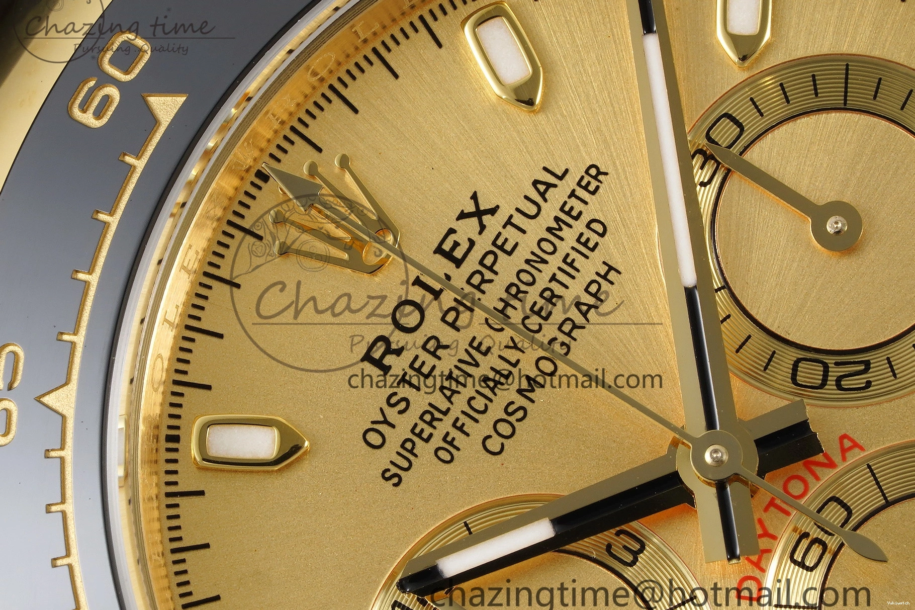 SA4130 Strap Rubber 1:1 Daytona BTF Best 116518 Lume on V2 Dial Oysterflex Edition YG 0523